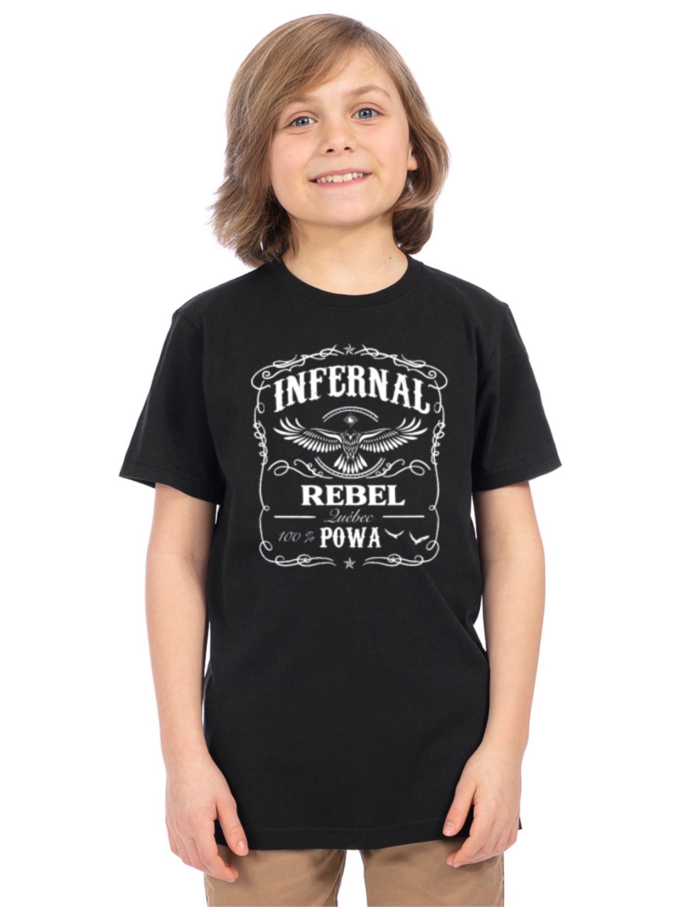 T-Shirt unisexe enfant Infernal Rebel